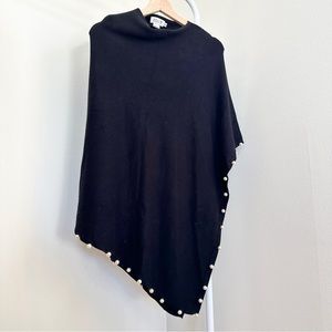 Pearl Asymmetrical Sweater Poncho Molly Bracken